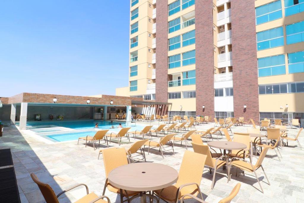 Apartamento Piazza Acqua Park Caldas Novas Exterior foto