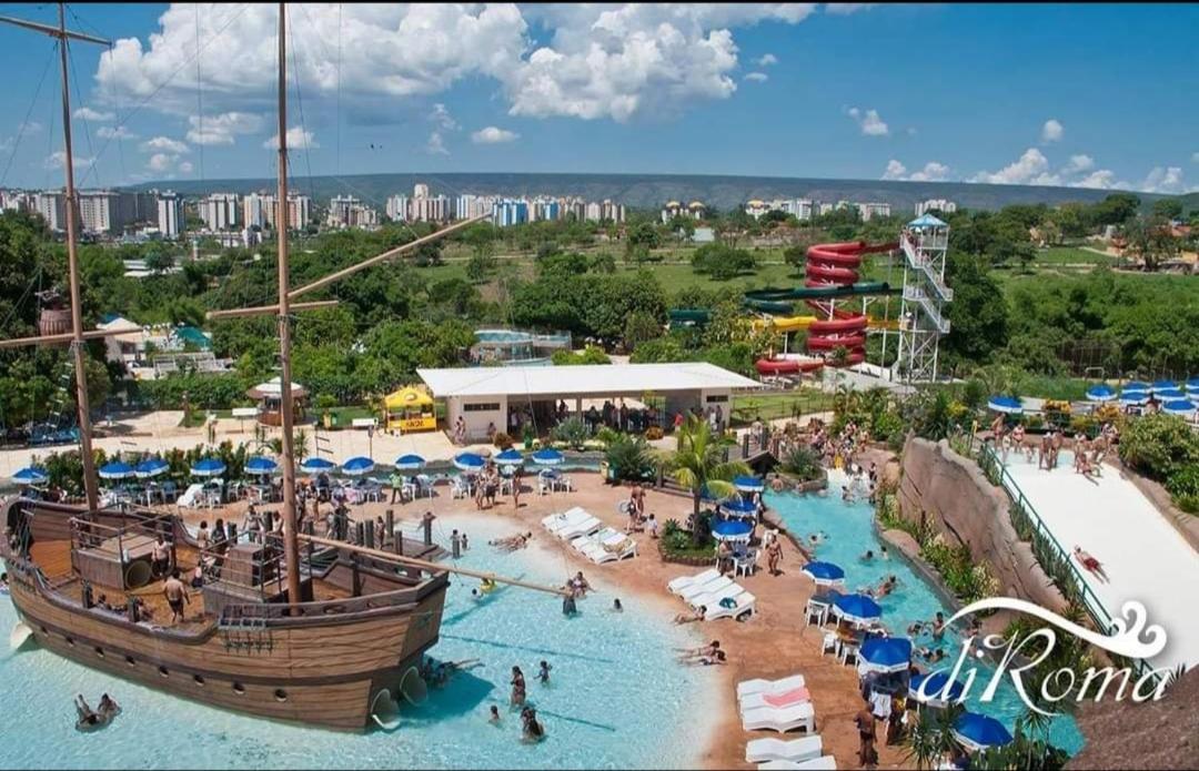 Apartamento Piazza Acqua Park Caldas Novas Exterior foto